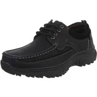 Coolwalk Vielseitiger Herrenschuh für Freizeit, Komfort und Stil Schnürschuh (90625153) Flach Schnürer in Schwarz