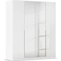 OTTO home Drehtürenschrank Kleiderschrank Schrank Garderobe AGORDO mit Dekor- oder Hochglanzfront (in zwei Griff-Farben, Breiten 91-405 cm) durchdachte Innenausstattung, in 8 Breiten und 2 Höhen MADE IN GERMANY