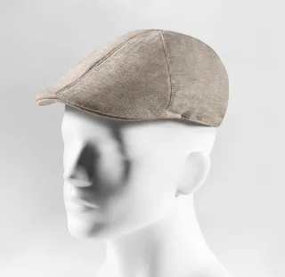 prince bowtie - Schiebermütze Uni beige - Gr. - OS