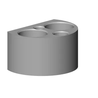 Dornbracht Scheibe für Verlängerung Kartusche Ersatzteile 093011016 35 x 19 x 25 mm 09301101690