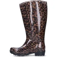 JJ Footwear 9900013-351Bruin/Beige Leopard Gummistiefel