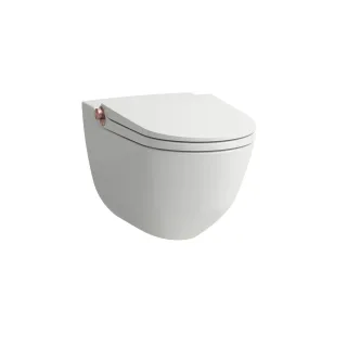 LAUFEN Dusch-T-WC wandh. RIVA 600x355x405 rim. LCC we m. Controller Rosegold gl, H8206914030001 H8206914030001