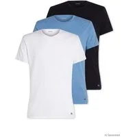 Calvin Klein Underwear T-Shirt SHORT SLEEVE CREW NECK 3PK (Packung, 3-tlg., 3er-Pack) mit Logo am Saum