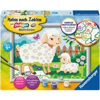 Ravensburger Malen nach Zahlen Schaf mit Lämmchen, Made in Europe