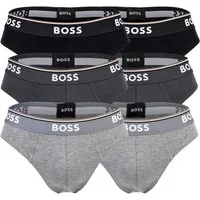 BOSS Slip Herren Slip 6er Pack Baumwolle Briefs 3P Power (Packung, 6er Pack)