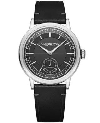 Raymond Weil Millesime Herren Schwarz Uhr 2930-STC-60001