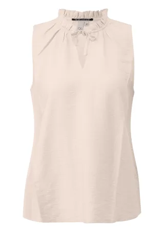 qs - Bluse beige - Gr. - 36