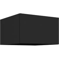 Küchen-Preisbombe Hochschrank Aufsatzschrank 60 cm Küche SIENA Schwarz Küchenzeile Küchenblock