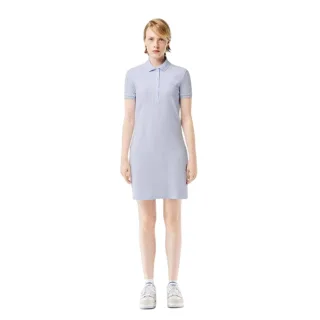 Lacoste - Polo-Kleid für Damen, Mit Kragen (Hellblau)