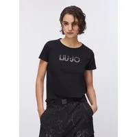 Liu Jo Kurzarmshirt T-Shirt Damen - schwarzes Shirt - Damen T Shirt - Shirt Damen