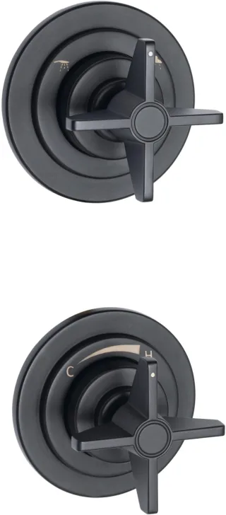 Neuesbad Serie 400 Wannenarmatur Unterputz, mit Umstellung, schwarz matt NB1DEBQT_N44P1