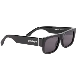 Palm Angels - "Midway" Rechteck-Sonnenbrille für Herren (Schwarz/Dunkelgrau)