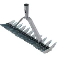 Testrut Rasenlüfter Rasenlüfter für Garten - Moosentferner Breit mit 32 Klingen, (1-tlg)