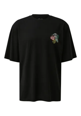 qs - T-Shirt schwarz - Gr. - M