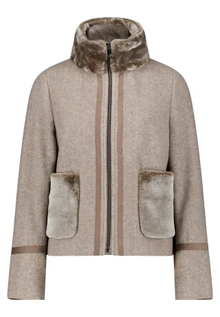 Gil Bret - Winterjacke Walnut Melange - Gr. - 42