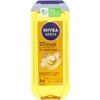 Nivea Duschgel NIVEA MEN Active Energy Duschgel 250ml 3in1 24h Frischeeffekt Männer