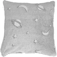 Haus und Deko Kissenbezüge Kissenbezug 40x40 cm Planeten Einhorn Dino leuchtet im Dunkeln Kissen, (1 Stück)