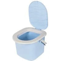 BranQ Campingtoilette 1305 Toiletteneimer, Reise WC Toilette Toiletteneimer Eimer 15,5L