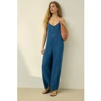 Next Jumpsuit N. Premium Tencel Weiter Denim Jumpsuit (1-tlg)