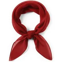 Zaewry Seidentuch Damen Nickituch Chiffon in einfarbig Uni - Leichtes zartes Halstuch, 65 x 65 cm