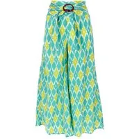 Guru-Shop Relaxhose Luftige Sommerhose mit Kokosschnalle, Boho.. alternative Bekleidung