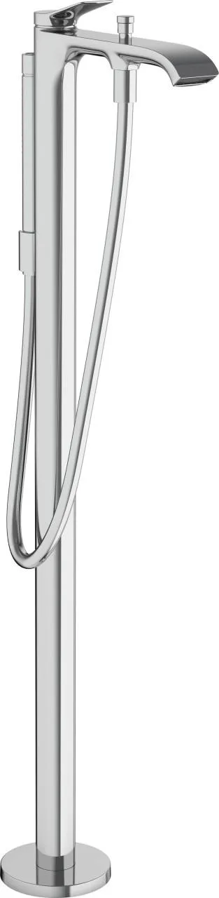 Hansgrohe Wannenmischer Vivenis Fertigset zur Bodenmontage chrom, 75445000 75445000
