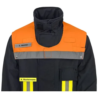 PACOTEX® Koller für Einsatzjacke zur Kennzeichnung von Einsatzpersonal - orange