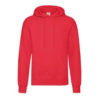 Fruit of the Loom - Kapuzenpullover Leicht für Herren/Damen Unisex (Rot)