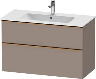 Duravit D-Neo Waschtischunterbau wandhängend Basalt Matt 1010x462x625 mm - DE4363004430000 DE4363004430000