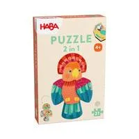 Puzzle 2 in 1 Papagei