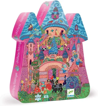 Djeco Puzzle 07246 - Märchenschloss [54 Teile]
