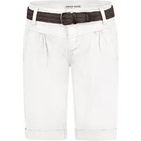Fresh Made Bermudas Sommerliche mit geflochtenem Gürtel Bermuda Shorts