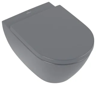 Villeroy & Boch Tiefspül-WCs Subway 2.0 5614R0 370x56 0mm Oval Graphite CeramicPlus, 5614R0i4 5614R0i4
