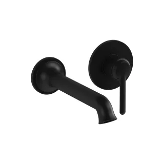 VitrA Origin Classic Einhebel-Waschtischmischer Fertigmontageset Schwarz Matt,A4288936 A4288936