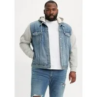 Levi's® Plus Hybridjacke mit Sweat Kapuze und Ärmeln