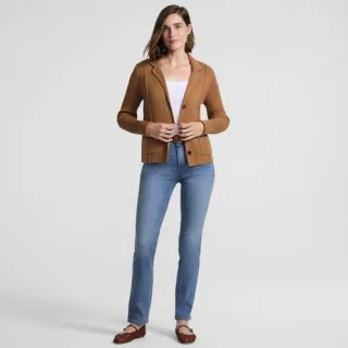 Baumwoll-Blazer DRIFTER für Damen, Damen, size: regular, Beige, Baumwolle, by Lands' End