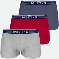 MUSTANG Retro Boxer TYLER SPORT Retro-Pants Herren Unterhose Boxershorts (Set, 3-St) enge Passform, perfekter Sitz, elastischer Bund, maximaler Komfort