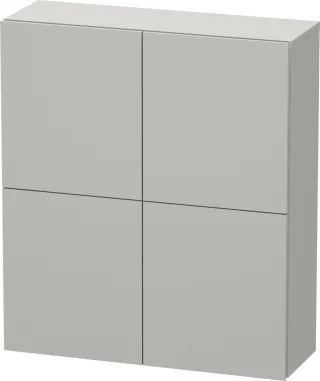 Duravit L-Cube Halbhochschrank Betongrau Matt 700x243x800 mm - LC116700707 LC116700707