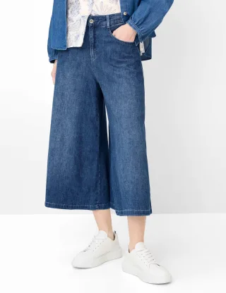 Brax Damen Hose Style MELLI S USED REGULAR BLUE, Blau, Gr. 40K