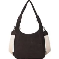 HARBOUR 2nd Hobo Laurine, Damen Handtasche, Umhängetasche, Schultertasche mit Ziernähten