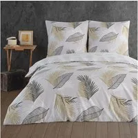 Buymax Bettwäsche Willow, Renforcé: 100% Baumwolle, 2 teilig, Premium 100% Baumwolle Bettbezug-Set 155x220 cm mit Reißverschluss