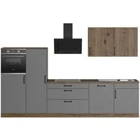 wiho Küchen Küchenzeile Elba, wahlweise mit Hanseatic E-Geräten, Breite 330 cm