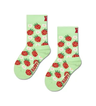 happy socks - Kids Strawberry Sock Grün - Gr. - 2.5