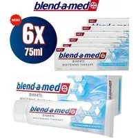 blend-a-med Zahnpasta Zahnschmelz-Schutz, (3D White Whitening Therapy) 6 er Pack (6x 75ml)