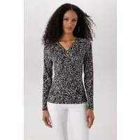 Aniston SELECTED Shirtbluse elastische Shirtware in leichter Crash-Optik - NEUE KOLLEKTION