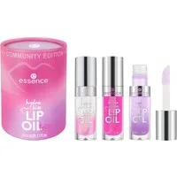 Essence Lippenstift-Set HYDRA KISS LIP OIL TRIO, 3-tlg.