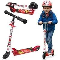 Sarcia.eu Tretroller DISNEY CARS Zweirad-Roller – faltbar, höhenverstellbar, bis 50 kg