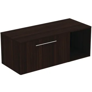 Ideal Standard Möbel-Set 120cm i.life B 1 Auszug 1 off.Fach Gr.Chrom Coffee Oak, T5759NW T5759NW