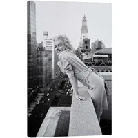 Posterlounge Wandbild Marilyn Monroe in New York, Celebrity Collection, erhältlich als Poster, Leinwandbild, Wandsticker oder Acrylglasbild