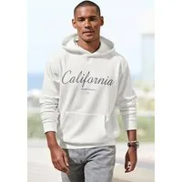 John Devin Hoodie Sweatshirt mit coolem Druck, aufgesetzter Tasche und Kapuze